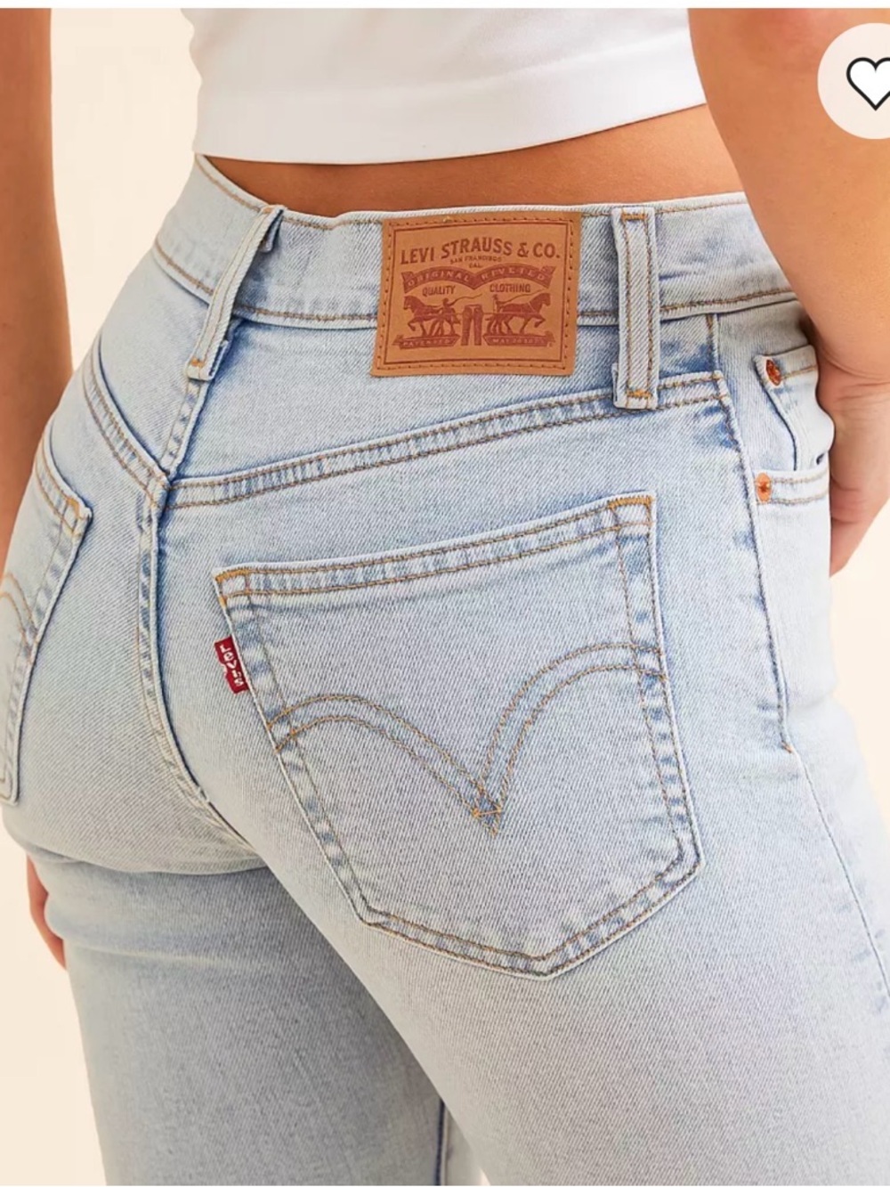 Levi’s wedgie straight